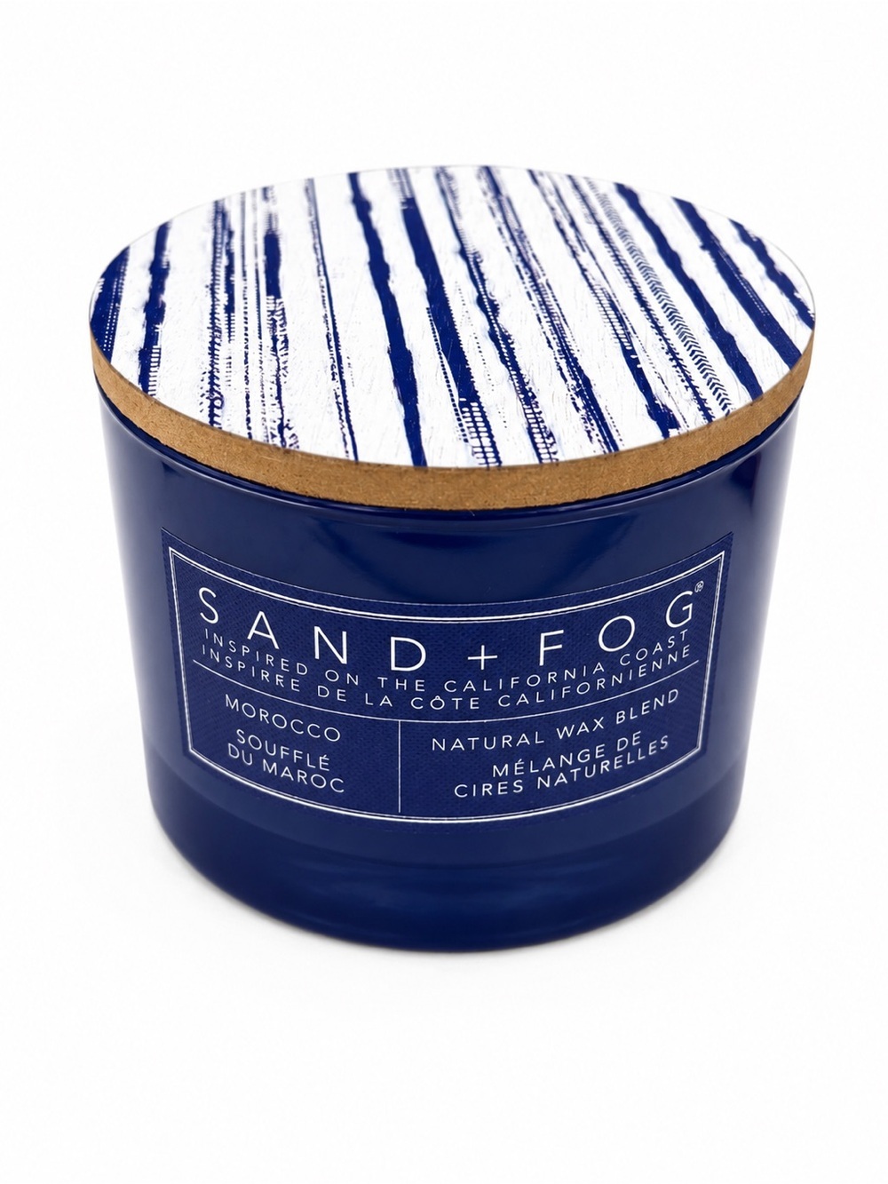 Sand+Fog Morocco Scented Candle in Navy